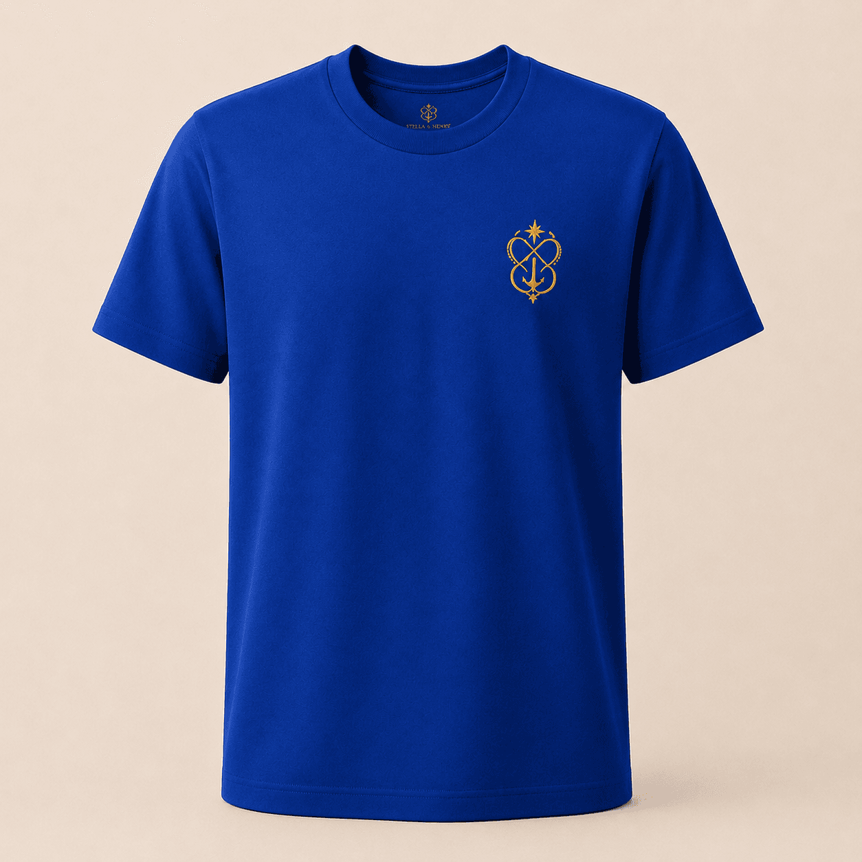 Signature wedding t-shirt — royal blue